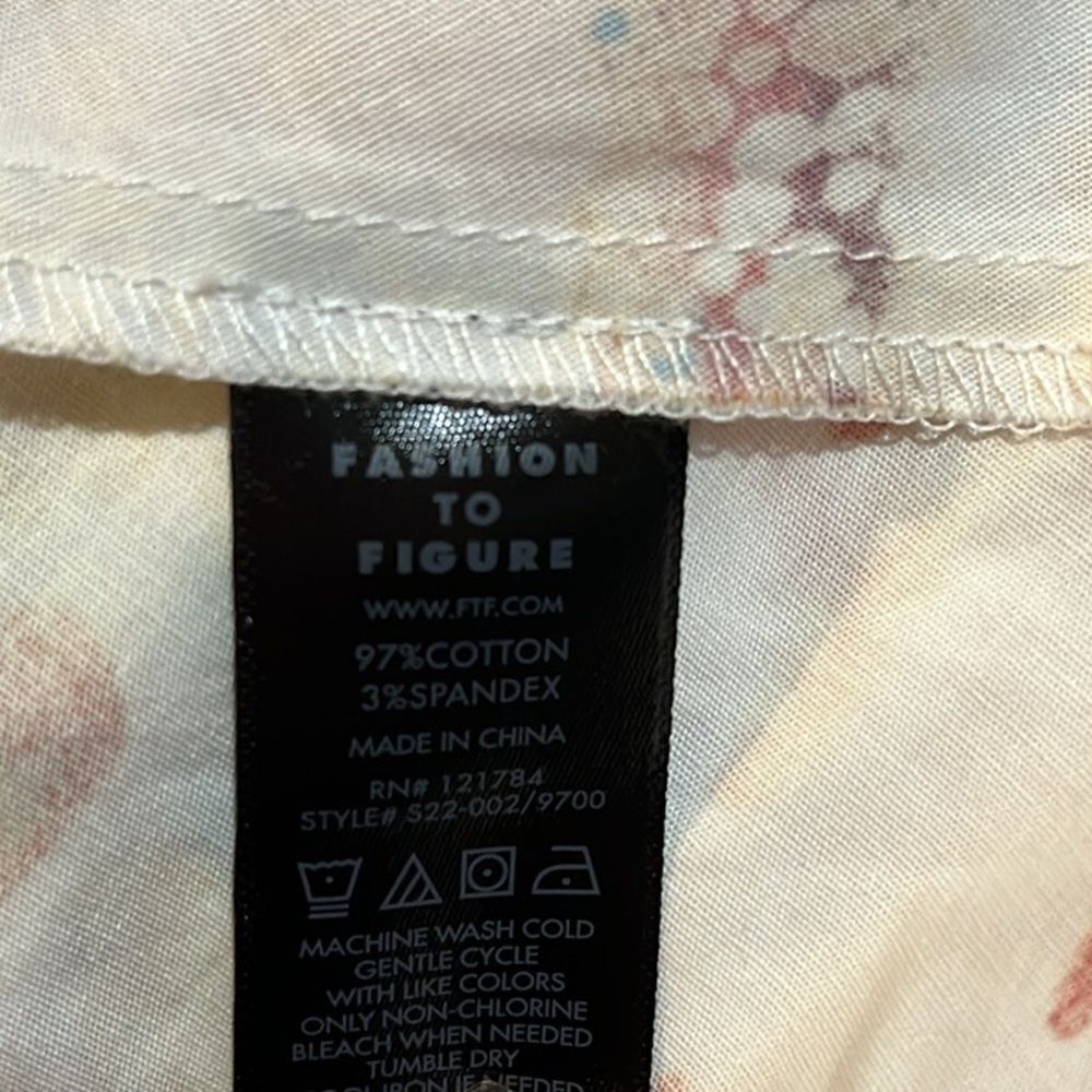 FTF Sleeveless Flair Seashell Print Dress - Picture 13 of 14